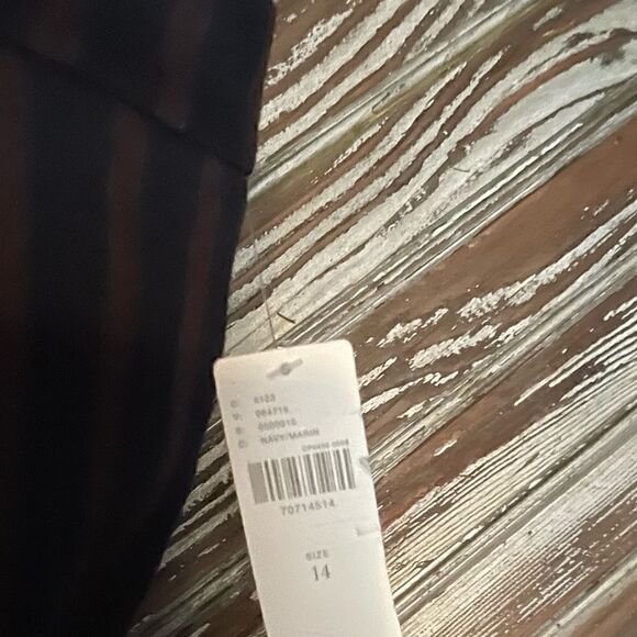 By Anthropologie low rise flare striped pants NWT - Picture 8 of 11